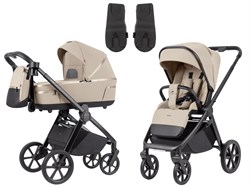 Коляска 2 в 1 Carrello Omega Plus CRL-6540 с адаптером для автокресла Nova Solar Beige 2109120684 - фото 10042