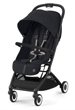 Прогулочная коляска Cybex Orfeo BLK Magic Black с дождевиком и бампером 1561697936 - фото 100715