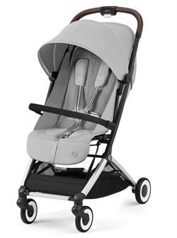 Прогулочная коляска Cybex Orfeo SLV Fog Grey с дождевиком и бампером 690680840 - фото 101093