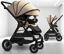 Прогулочная коляска Amarobaby Somnium бежевый 1169817338 - фото 102219
