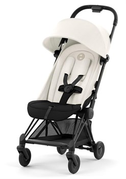 Прогулочная коляска Cybex Coya Off White с дождевиком/Matt Black 175065060 - фото 102861