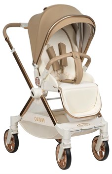 Коляска прогулочная Farfello Olivia O2b,бежевый 739012793 - фото 105716