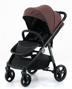 Детская прогулочная коляска BabyZz Rally коричневая 1953897949 - фото 106846