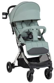 Детская прогулочная коляска Farfello Comfy Go Comfort Chrome Зелёный на серебре 1600103906 - фото 109492