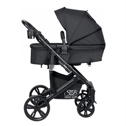 Коляска-трансформер Sweet Baby Comfort Black Black Black 1820090380 - фото 113460