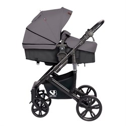 Коляска-трансформер Sweet Baby Comfort Black 3 в 1 427319, Grey 943346724 - фото 114351