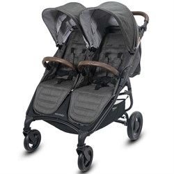 Детская прогулочная коляска для двойни Valco baby Snap Duo Trend Charcoal 1322634458 - фото 114501