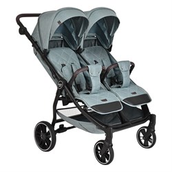 Детская прогулочная коляска для двойни Pituso Duocity PU 2023 Emerald Green/Изумрудно-Зеленый 398429360 - фото 114533