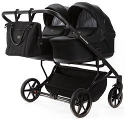 Детская коляска Adamex Leo Duo 2 в 1 TK53 TIP (ЧЕРНЫЙ) 1683599547 - фото 114754