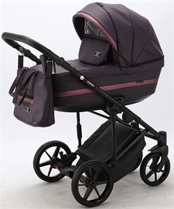 Детская коляска Adamex Rimini Deluxe 2 в 1 RI236 СЛИВОВАЯ.КОЖА+Т.СИРЕНЬ.ПЕРЛ.ОТДЕЛКА 2088990677 - фото 11900