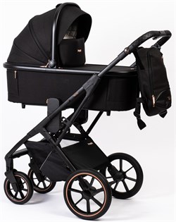 Детская коляска Peppy Tecla 2 в 1 Rose Black Черный 658120104 - фото 12232