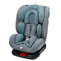Автокресло Indigo Tourneo Isofix серый-зеленый 821513074 - фото 128614