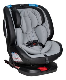 Автокресло Farfello YB102A Isofix 0-36 кг Gray/Black PU/Серый 381161655 - фото 129747