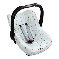 Чехол в автокресло Xplorys Dooky Seat cover 0+ Origami Swallow Grey Jade 953543773 - фото 134250