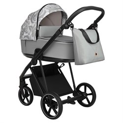 Детская коляска Roan Sol Flowers 2 в 1 RSF/5002 Gray/Black 1372634980 - фото 14288