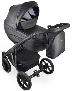 Детская коляска Bexa Ideal Eco 2 в 1 IE01 черный+черная кожа 1333539411 - фото 14429