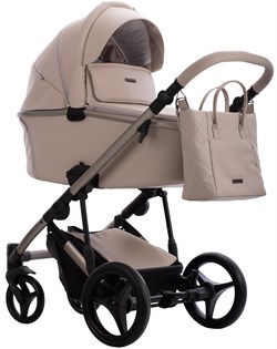 Детская коляска Bebetto Loren Sand 2 в 1 01 св.бежевая кожа 629485624 - фото 15019
