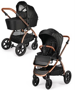 Детская коляска 2 в 1 Tomix Walker LUX BLACK+ROSE GOLD 921653544 - фото 20377