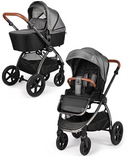 Детская коляска 2 в 1 Tomix Walker LUX GREY+DARK GREY 1238274250 - фото 20458