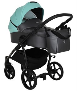Детская коляска Tutis Novo Reflective 2 в 1 1142236 Кожа Antracite Metalic/Mint 1557059054 - фото 22278