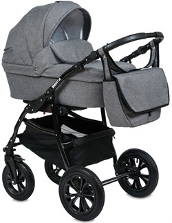 Детская коляска Alis Berta 2 в 1 Be 02 т.серый 1762630531 - фото 22405