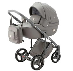Детская коляска Adamex Luciano Deluxe 2 в 1 Q102 (Т.СЕР 100% КОЖА) 1871187899 - фото 22441