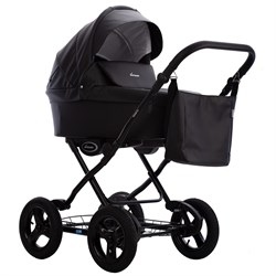 Детская коляска AroTeam Teramo Prima 2 в 1 05 черная кожа 85469029 - фото 22555