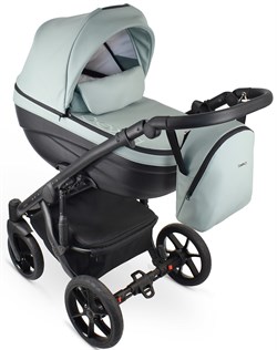 Детская коляска Bexa Ideal Eco 2 в 1 IE04 черный+шалфей кожа 713895458 - фото 23373
