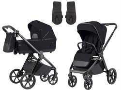 Коляска 2 в 1 Carrello Omega Plus CRL-6540 с адаптером для автокресла Nova Cosmo Black 68549795 - фото 23420