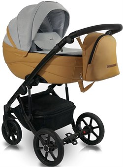 Детская коляска Bexa Ideal 2 в 1 ID 05 серый+рыжая кожа 367029397 - фото 23730
