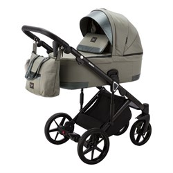 Детская коляска Adamex Marco 2 в 1 GA14 (Т. ЗЕЛ. РОГОЖКА+ Т.ЗЕЛ. ПЕРЛ КОЖ. ОТДЕЛКА) 1422516214 - фото 23872