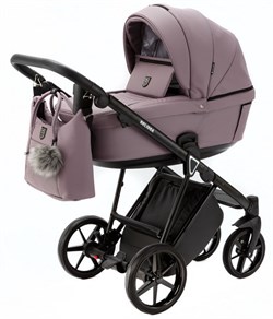 Детская коляска Adamex Belissa Deluxe 2 в 1 B-SA14 (СИРЕНЬ КОЖА) 1110605884 - фото 24078