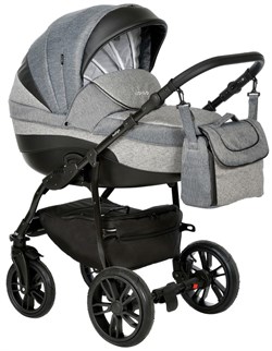 Детская коляска Indigo Indigo New 2 в 1 In07 черный 1789621033 - фото 24693