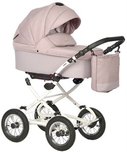 Детская коляска Indigo Barbara 21 Classic 2 в 1 Ba07 розовый 786188701 - фото 24698