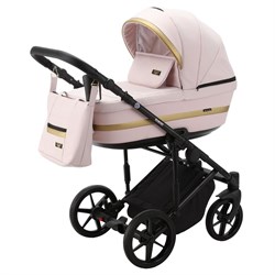 Детская коляска Adamex Rimini 2 в 1 RI101 СВ.РОЗОВ+СВ.РОЗОВ.КОЖА+ЗОЛОТО.ОТДЕЛКА 878446540 - фото 24954