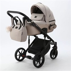 Детская коляска Adamex Lumi Air 2 в 1 L-PS71 LUX (БЕЖЕВАЯ+БЕЖЕВАЯ ПЕРЛ. КОЖА) 985524309 - фото 25117