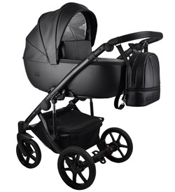 Детская коляска Bexa Air Eco 2 в 1 03 черная кожа 407817907 - фото 25241