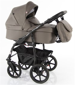 Детская коляска Sevillababy Stilo 2 в 1 St-02 т. серый экокожа 481840884 - фото 25393