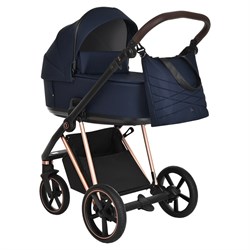 Детская коляска Roan Sol Luxury 2 в 1 RSL/4047 Mystic Blue/Rose Gold 1632051456 - фото 25526