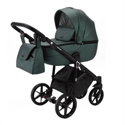 Детская коляска Adamex Bibione Deluxe 2 в 1 BI-SM15 (Т.ЗЕЛЕНАЯ ПЕРЛ. КОЖА) 1429919701 - фото 26260