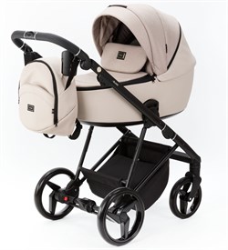 Детская коляска Adamex Blanc 2 в 1 BL-PS18 LUX (СВ. БЕЖ. + СВ. БЕЖ. КОЖА) 484062943 - фото 26546
