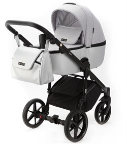 Детская коляска Adamex Nola 2 в 1 N-PS89 (СВ.СЕР + СЕРЕБРИСТАЯ КОЖА) 1660754041 - фото 26651