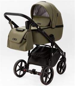 Детская коляска Adamex Nola Deluxe 2 в 1 N-SA21 (ХАКИ КОЖА) 1180155607 - фото 26878
