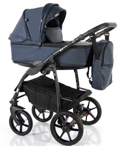 Детская коляска Sevillababy Uno 2 в 1 синий экокожа 587004512 - фото 27030