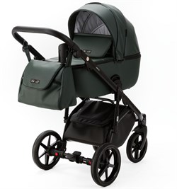 Детская коляска Adamex Nola Deluxe 2 в 1 N-SA29 (Т. ЗЕЛЕНЫЙ КОЖА) 1298957269 - фото 27072