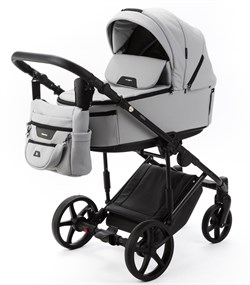 Детская коляска Adamex Zico Deluxe New 2 в 1 ZN-SA03 СВЕТЛО-СЕРАЯ КОЖА 250838829 - фото 28241