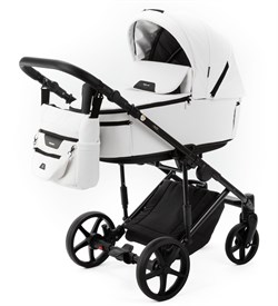 Детская коляска Adamex Zico Deluxe New 2 в 1 ZN-SA01 (БЕЛАЯ КОЖА) 1768059334 - фото 28270