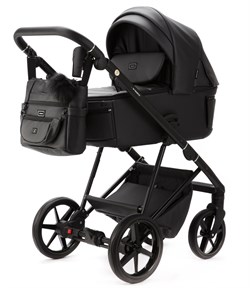 Детская коляска Adamex Vasco Deluxe 2 в 1 V-SA02 (ЧЕРНАЯ КОЖА) 543028677 - фото 28448