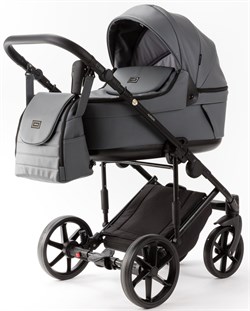 Детская коляска Adamex Locco Light Deluxe 2 в 1 LL-SA32 (СЕРАЯ КОЖА) 319459809 - фото 28619