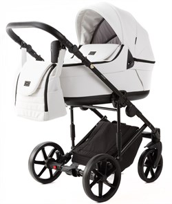 Детская коляска Adamex Locco Light Deluxe 2 в 1 LL-SA01 (БЕЛ.КОЖА) 1677459312 - фото 28651